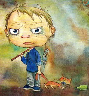 Cuando un niño maltrata a un animal.