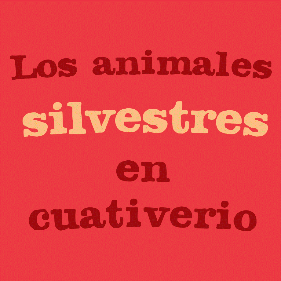 Los animales silvestres en cautiverio